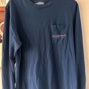 Lauren James Deep Blue Long Sleeve Shirt